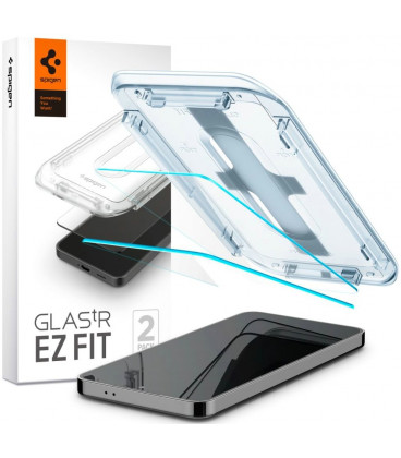 Apsauginis grūdintas stiklas Samsung Galaxy S24 / S25 telefonui "Spigen Glas.TR EZ Fit 2-Pack"