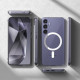 Skaidrus dėklas Samsung Galaxy S24 telefonui "Ringke Fusion Magnetic Magsafe"