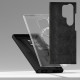 Juodas dėklas Samsung Galaxy S24 telefonui "Ringke Silicone Magnetic Magsafe"