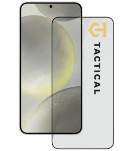 Juodas apsauginis grūdintas stiklas Samsung Galaxy S24 / S25 telefonui "Tactical Glass Shield 5D"