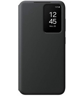 Originalus juodas atverčiamas dėklas "S-View Case" Samsung Galaxy S24 telefonui "EF-ZS921CBE"