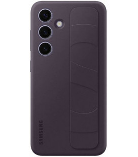 Originalus tamsiai violetinis dėklas "Standing Grip Cover" Samsung Galaxy S24 telefonui "EF-GS921CEE"