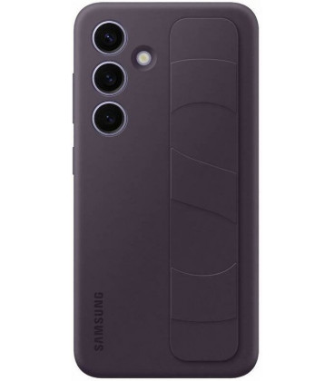 Originalus tamsiai violetinis dėklas "Standing Grip Cover" Samsung Galaxy S24 telefonui "EF-GS921CEE"