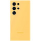 Originalus geltonas dėklas "Silicone Cover" Samsung Galaxy S24 Ultra telefonui "EF-PS928TYE"