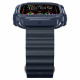 Mėlynas (Navy Blue) dėklas Apple Watch Ultra 1 / 2 (49 mm) laikrodžiui "Spigen Rugged Armor"