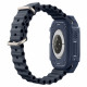 Mėlynas (Navy Blue) dėklas Apple Watch Ultra 1 / 2 (49 mm) laikrodžiui "Spigen Rugged Armor"