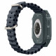 Žalias (Abyss Green) dėklas Apple Watch Ultra 1 / 2 (49 mm) laikrodžiui "Spigen Rugged Armor"