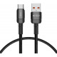 Juodas USB - Type-C 100W / 5A 50cm laidas "Tech-Protect Ultraboost EVO"