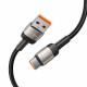 Pilkas (Titanium) USB - Type-C 100W / 5A 200cm laidas "Tech-Protect Ultraboost EVO"
