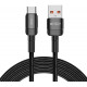 Juodas USB - Type-C 100W / 5A 300cm laidas "Tech-Protect Ultraboost EVO"