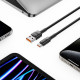 Juodas USB - Type-C 100W / 5A 300cm laidas "Tech-Protect Ultraboost EVO"