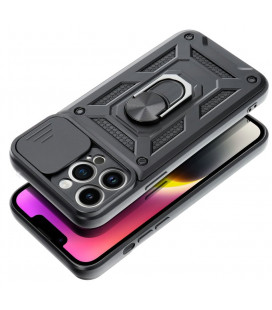 Juodas dėklas Xiaomi Redmi 13C / Poco C65 telefonui "Slide Camera Armor"