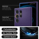 Purpurinis dėklas Samsung Galaxy S24 Ultra telefonui "Spigen Liquid Air"
