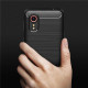 Juodas dėklas Samsung Galaxy Xcover 7 telefonui "Tech-Protect TPUCarbon"