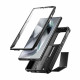 Juodas dėklas Samsung Galaxy S24 Ultra telefonui "Tech-Protect Kevlar Cam+"