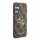 Rudas dėklas Samsung Galaxy S24 Plus telefonui "Guess PU 4G Metal Logo Case"