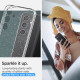 Skaidrus dėklas su blizgučiais Samsung Galaxy S24 Plus telefonui "Spigen Liquid Crystal Glitter"