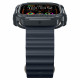 Tamsiai pilkas dėklas Apple Watch Ultra 1 / 2 (49 mm) laikrodžiui "Spigen Rugged Armor"