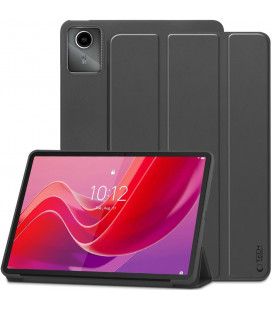 Juodas atverčiamas dėklas Lenovo Tab M11 / K11E 11.0 TB-330 planšetei "Tech-Protect Smartcase"