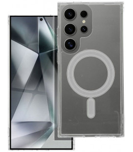 Skaidrus dėklas Samsung Galaxy S24 Ultra telefonui "Clear Mag Cover MagSafe"