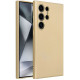 Auksinės spalvos dėklas Samsung Galaxy S24 Ultra telefonui "Metallic Case"