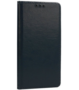 Tamsiai mėlynas odinis atverčiamas klasikinis dėklas Samsung Galaxy A14 5G telefonui "Book Special Case"