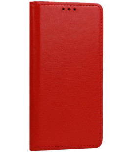 Raudonas odinis atverčiamas klasikinis dėklas Xiaomi Redmi 13C / Poco C65 telefonui "Book Special Case"