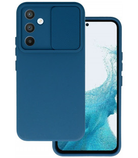 Mėlynas dėklas su kameros apsauga Samsung Galaxy A54 5G telefonui "Camshield Soft"