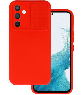 Raudonas dėklas su kameros apsauga Samsung Galaxy A54 5G telefonui "Camshield Soft"
