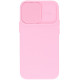 Šviesiai rožinis dėklas su kameros apsauga Xiaomi Redmi 12C telefonui "Camshield Soft"