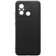 Matinis juodas dėklas Xiaomi Redmi 12C telefonui "Matt Case"