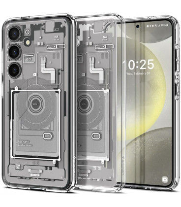 Dėklas Samsung Galaxy S24 telefonui "Spigen Ultra Hybrid Zero One White"