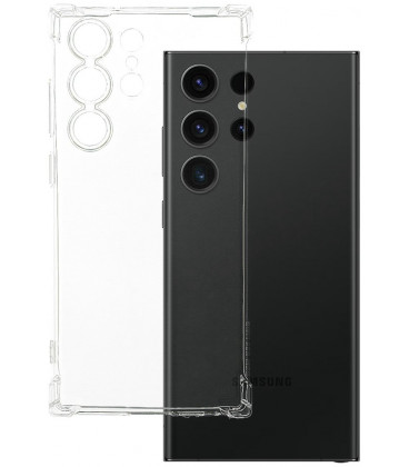 Skaidrus dėklas Samsung Galaxy S23 Ultra telefonui "Anti Shock 1.5mm"