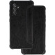 Juodas atverčiamas dėklas Samsung Galaxy A34 5G telefonui "Razor Leather Book"