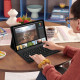 Juodas atverčiamas dėklas + klaviatūra Lenovo Tab M11 11.0 TB-330 planšetei "Tech-Protect SC Pen + Keyboard"