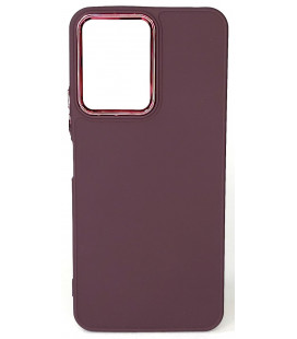 Purpurinis dėklas Xiaomi Redmi 13C / Poco C65 telefonui "Frame Case"