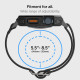 Juoda apyrankė Apple Watch  6 / 7 / 8 / 9 / SE 1 / 2 / 3 (44 / 45 mm) laikrodžiui "Spigen Lite Fit Pro"