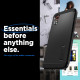 Juodas dėklas Samsung Galaxy Xcover 7 telefonui "Spigen Tough Armor"