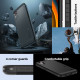 Juodas dėklas Samsung Galaxy Xcover 7 telefonui "Spigen Tough Armor"