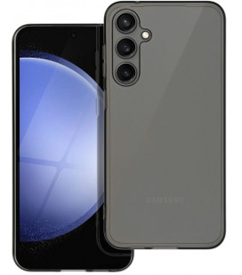 Juodas / skaidrus dėklas Samsung Galaxy S24 Ultra telefonui "1.5mm Back Case"