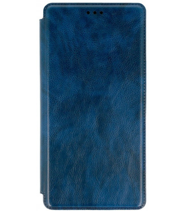 Mėlynas atverčiamas dėklas Samsung Galaxy S23 telefonui "Razor Leather Book"