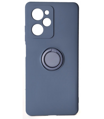 Mėlynas dėklas Xiaomi Redmi Note 12 Pro 5G / Poco X5 Pro telefonui "Vennus Silicone Ring"