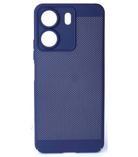 Mėlynas perforuotas dėklas Xiaomi Redmi 13C / Poco C65 telefonui "Breezy Case"