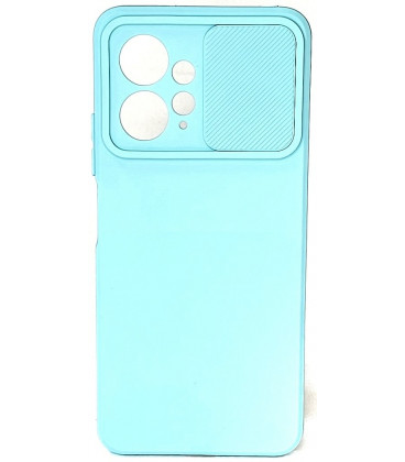 Mėtos spalvos dėklas su kameros apsauga Xiaomi Redmi Note 12 4G telefonui "Camshield Soft"
