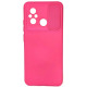 Rožinis dėklas su kameros apsauga Xiaomi Redmi 12C telefonui "Camshield Soft"