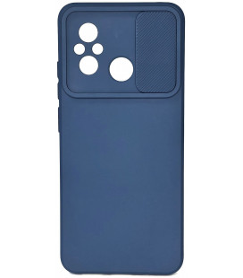Mėlynas dėklas su kameros apsauga Xiaomi Redmi 12C telefonui "Camshield Soft"