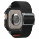Matinis juoda apyrankė Apple Watch Ultra 1 / 2 / 3 / 4 (49 mm) laikrodžiui "Spigen Lite Fit Pro"