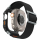 Matinis juoda apyrankė Apple Watch Ultra 1 / 2 / 3 / 4 (49 mm) laikrodžiui "Spigen Lite Fit Pro"