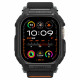 Matinis juoda apyrankė Apple Watch Ultra 1 / 2 / 3 / 4 (49 mm) laikrodžiui "Spigen Lite Fit Pro"