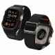 Matinis juoda apyrankė Apple Watch Ultra 1 / 2 / 3 / 4 (49 mm) laikrodžiui "Spigen Lite Fit Pro"